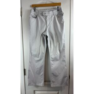 Chico's Platinum Women's Stone Bootcut Pants Size 8 Short (1 Short)
